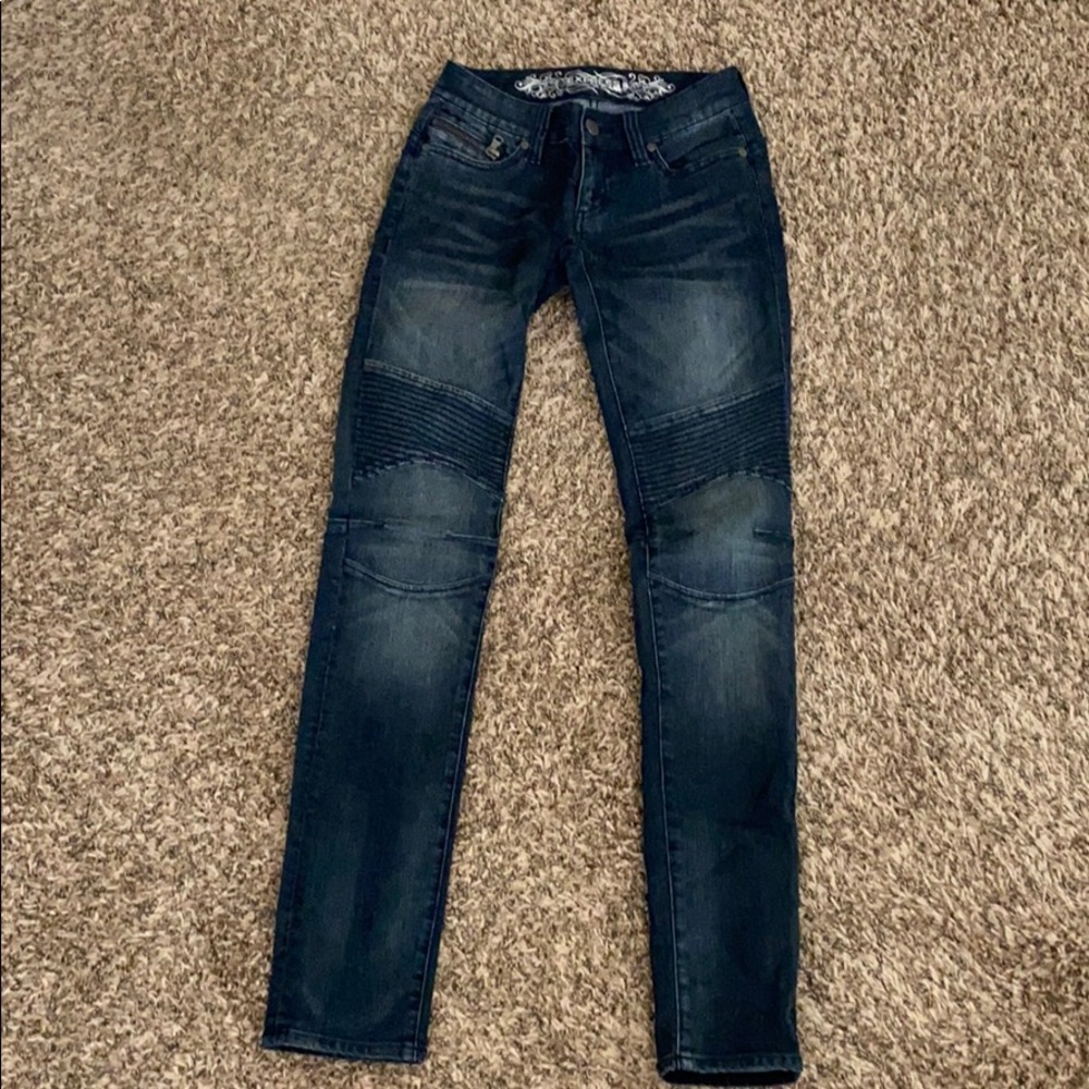 Express Skinny Moto Jeans